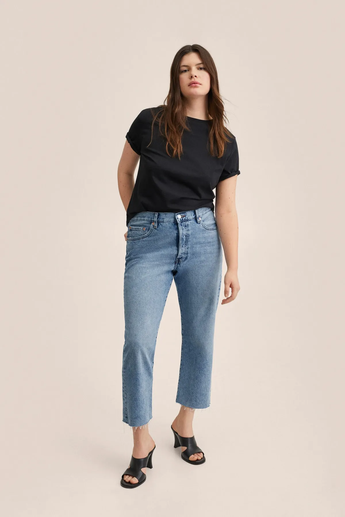 MANGO  Blaue Damenjeans 27030767