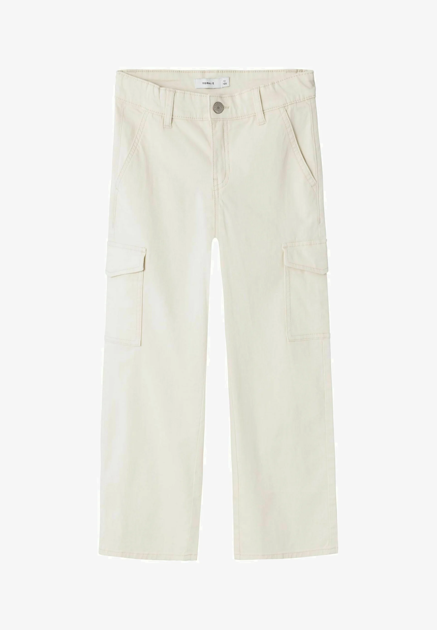 Pantalones cargo con nombre ancho