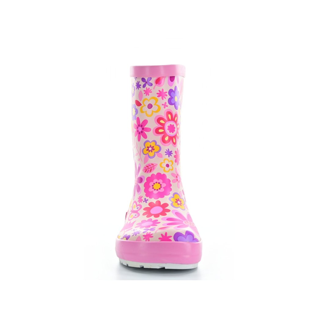 Koel4Kids Fuchsia Flower (Wellie Bare) Gummistiefel
