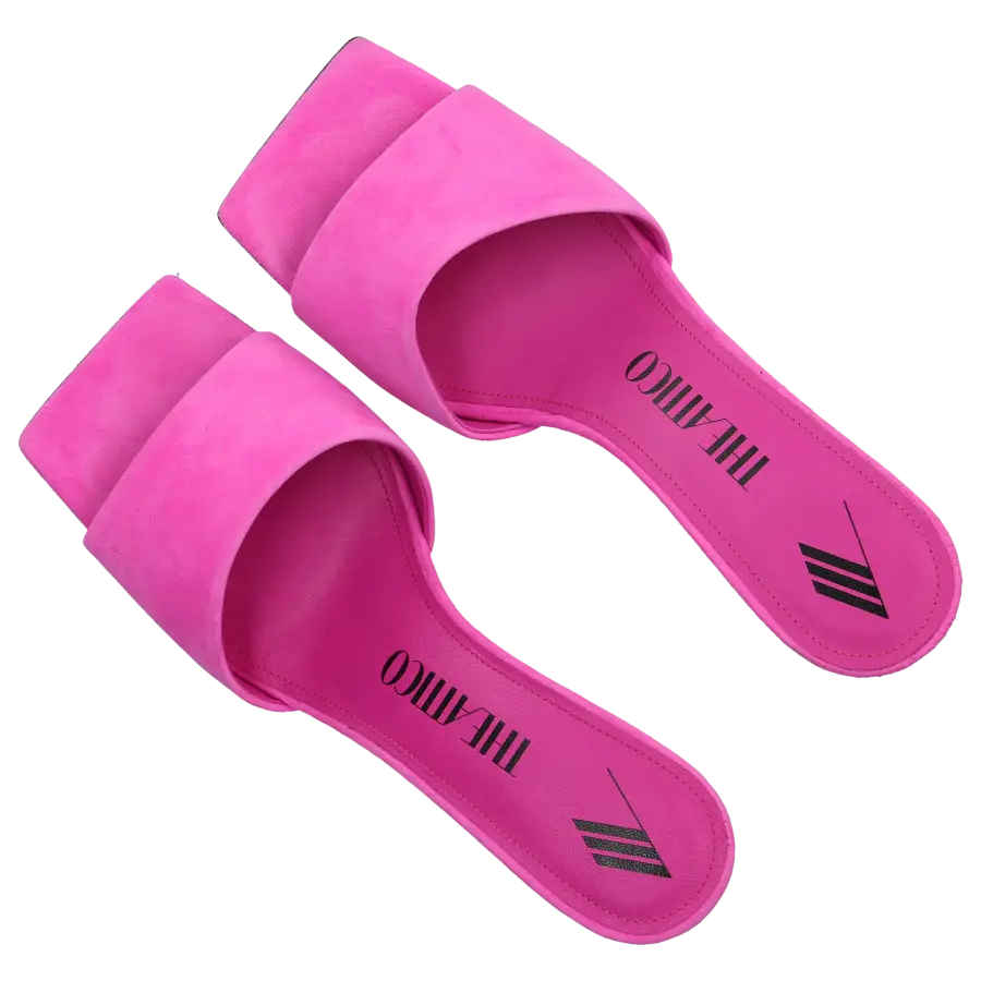 The Attico - Pantoletten CHEOPE Ziegenleder - pink