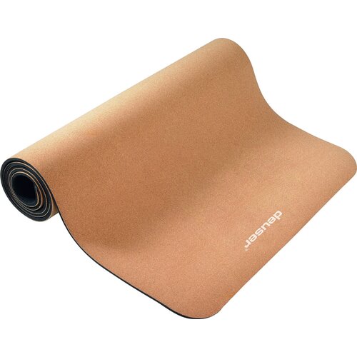 YOGA-MATTE (TPE) - KORK/GRAU