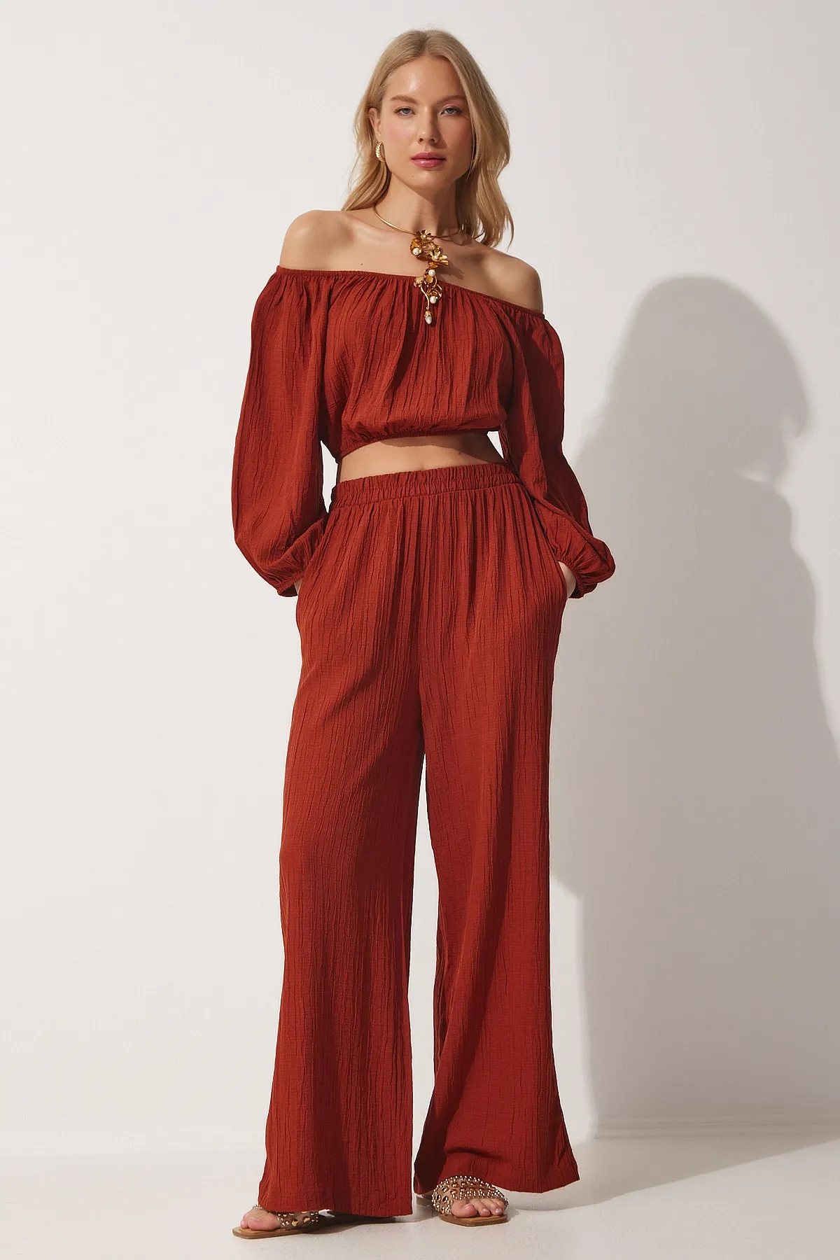 Happiness İstanbul  Zweiteiler - Orange - Regular Fit