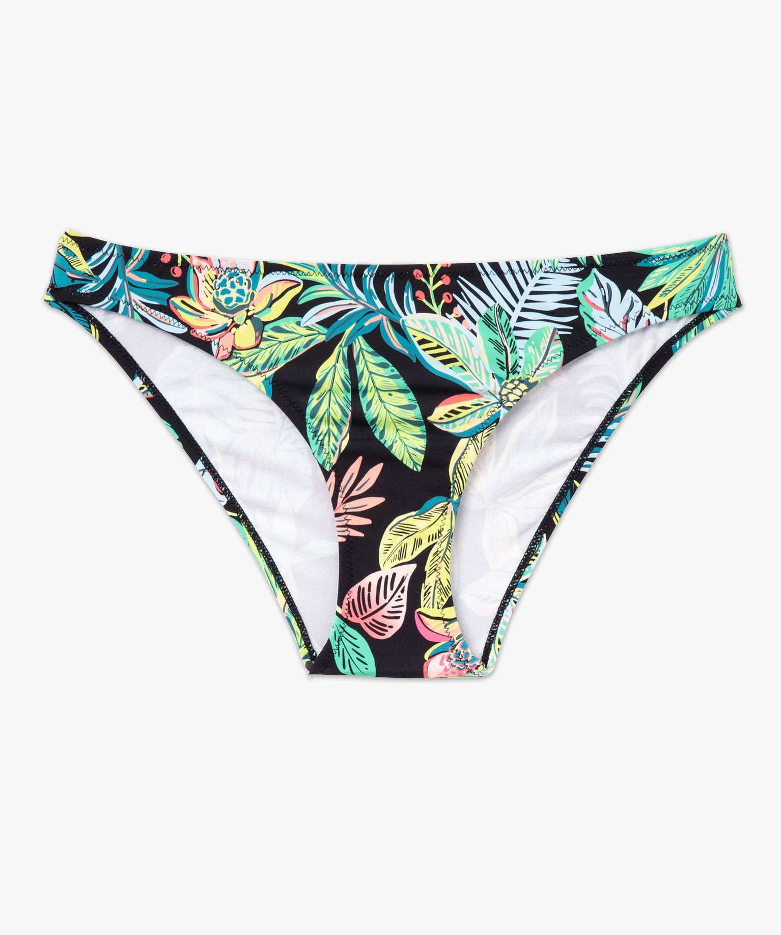 Bas de maillot de bain femme forme classique imprimé tropical imprime | GEMO