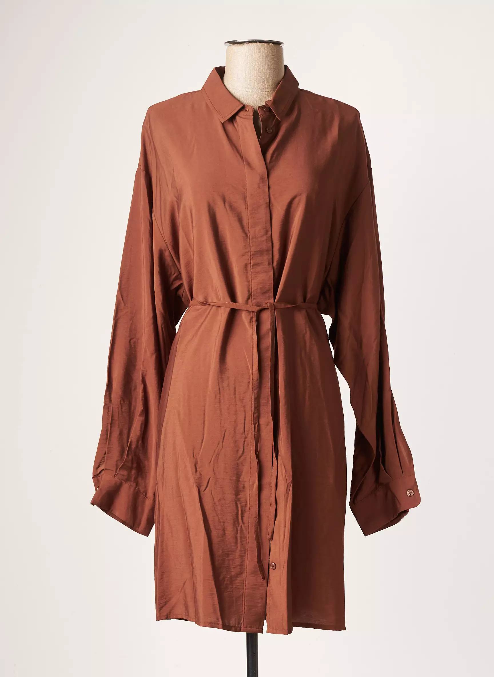 Samsoe Samsoe Robes Mi Longues Femme couleur marron