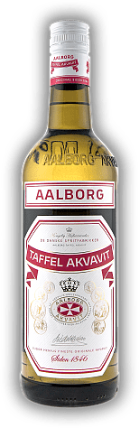 Aalborg Taffel 1,0 Liter Aalborg Taffel 1,0 Liter Aalborg Taffel Aquavit, der beliebte Däne. 1	 Liter - Vol 45%