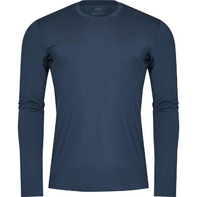 Mey, Hybrid Longsleeve, COOLMAX® geruchshemmend, nachtblau