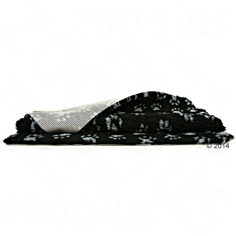 Vetbed Isobed SL Haustierdecke Paw, schwarz/grau
