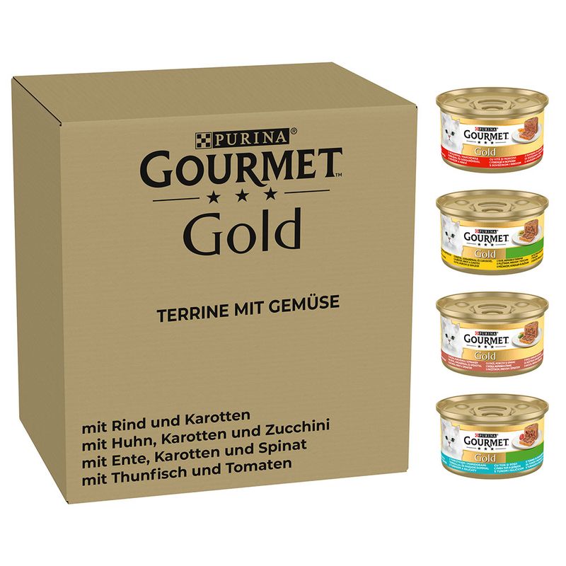 Jumbopack Gourmet Gold Terrine 96 x 85 g