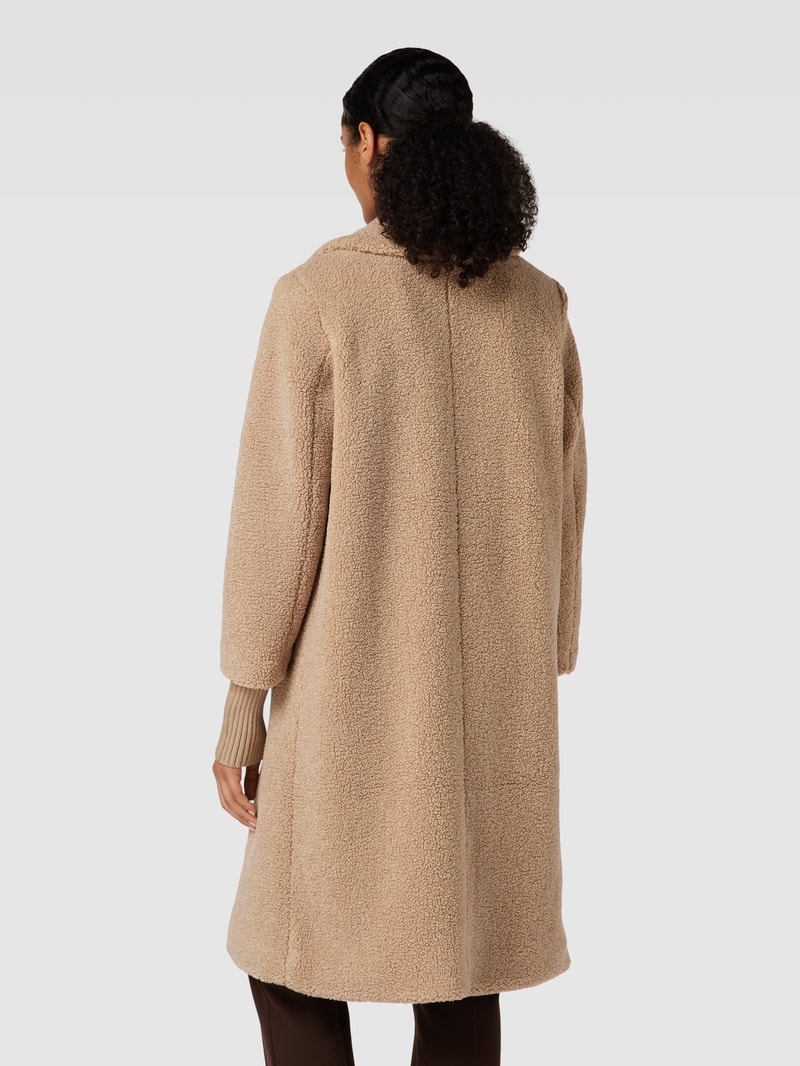 Mantel mit Umlegekragen in camel