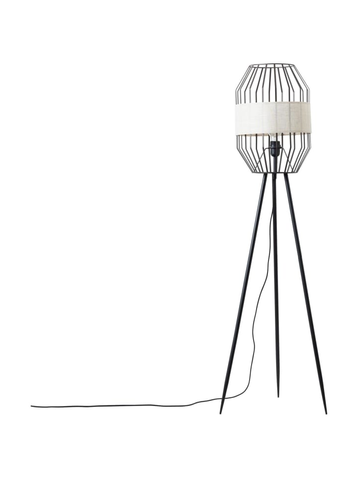 Brilliant Standleuchte, dreibeinig Slope ⌀ 45 cm in schwarz/natur günstig kaufen onesize