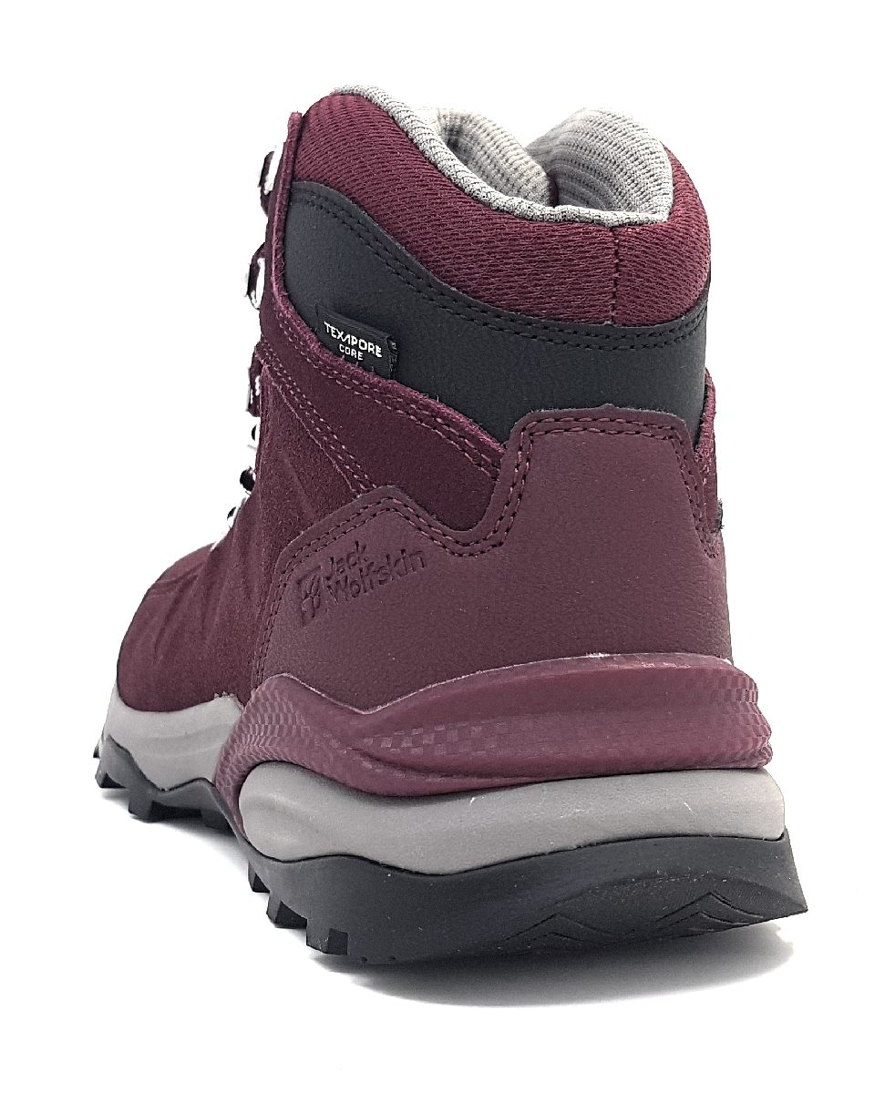 Jack Wolfskin Refugio Tex. Mid W 4050871/2866 Rot dark maroon