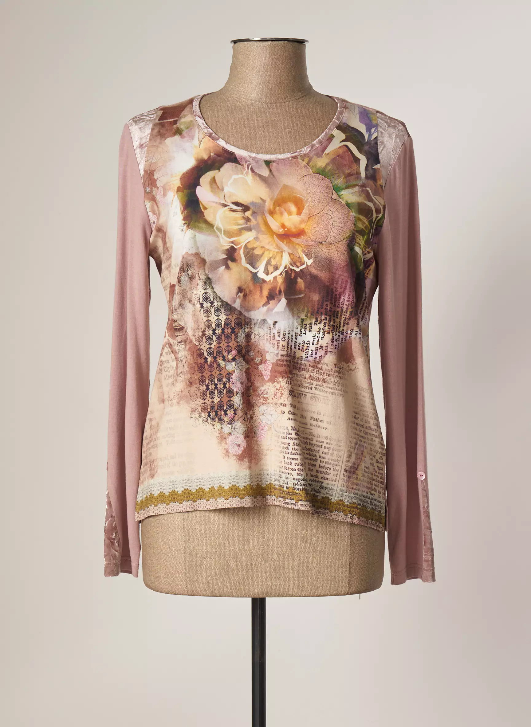Jean Gabriel Tshirts Femme couleur rose