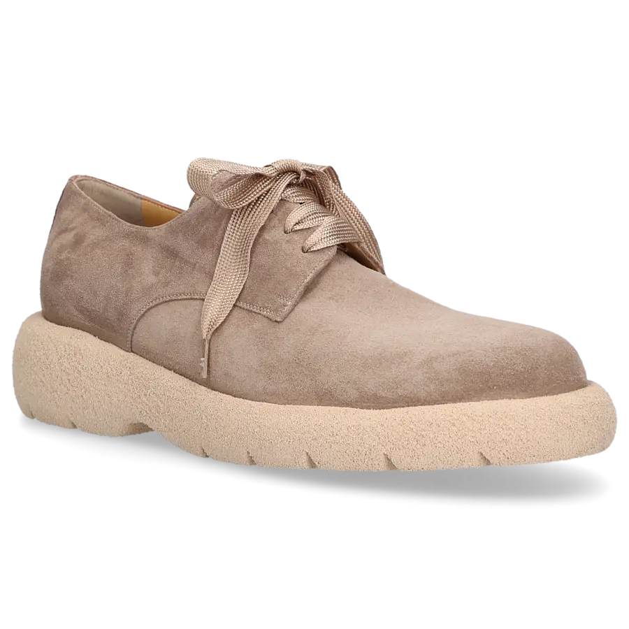 Truman's - Schnürer 7953 Veloursleder - grau