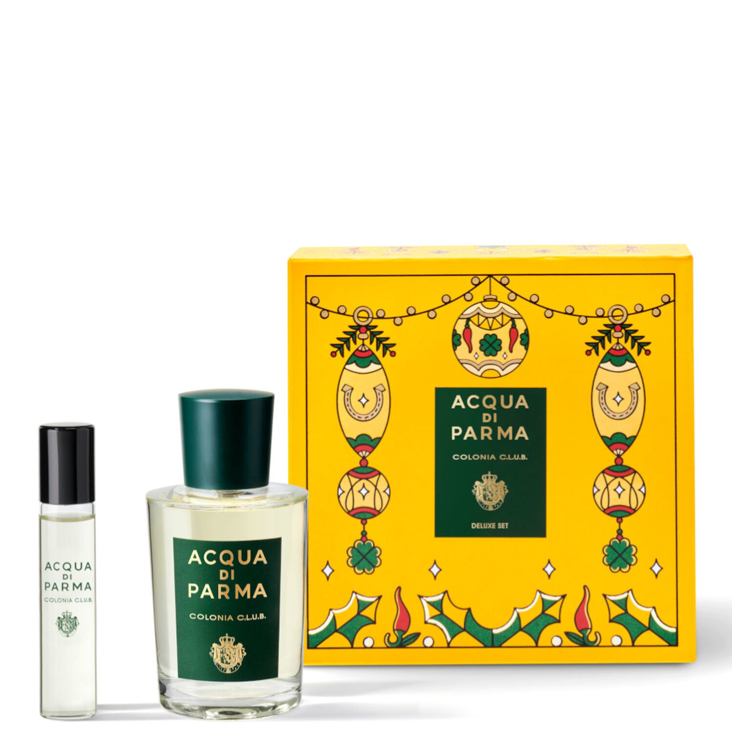 Acqua di Parma Colonia C.L.U.B Coffret De Luxe Eau de Cologne 100 ml + Vaporisateur de Voyage de 12 ml