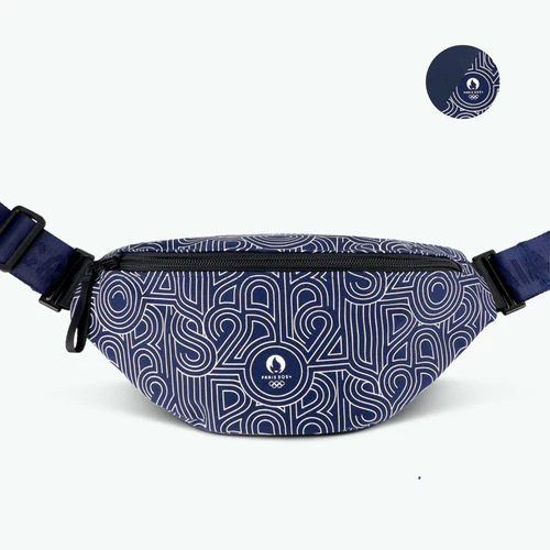 Small Antibes navy blue fanny pack