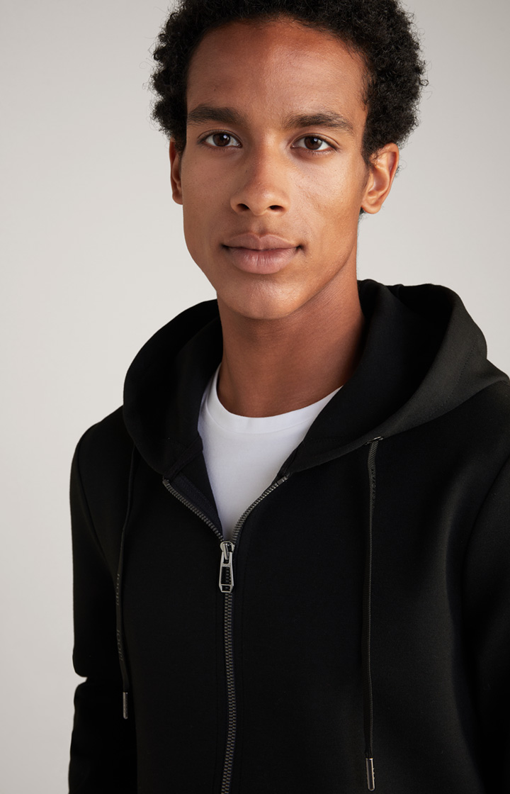 Sweatjacke Stratos in Schwarz
