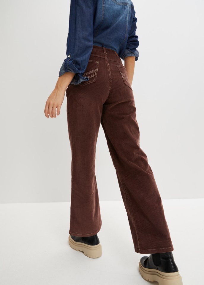 Stretch-Cordhose, Wide