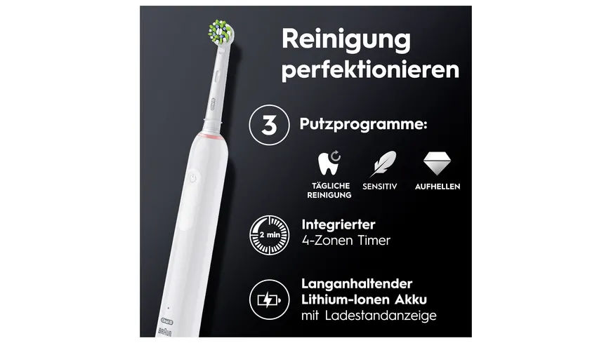 Oral-B Pro 3 3000 Cross Action White