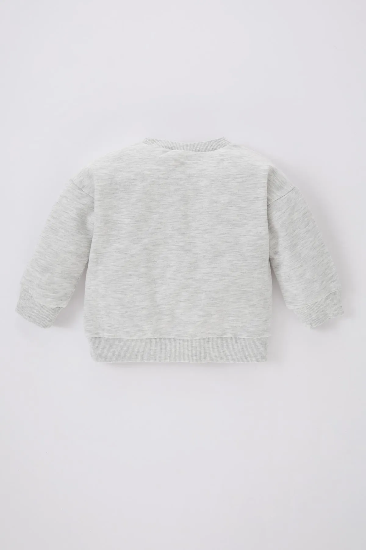 DeFacto  Baby-Sweatshirt mit normaler Passform, Rundhalsausschnitt und Slogan-Aufdruck, weich gefüttert