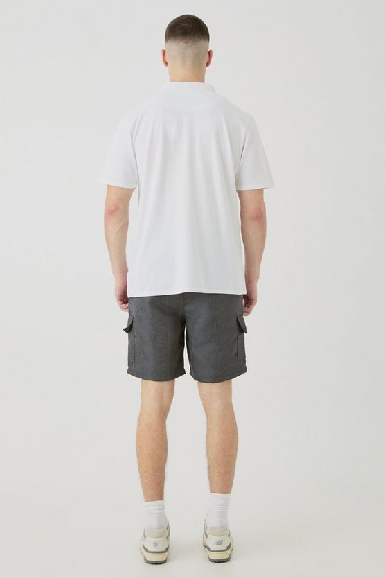 Tall Pique Poloshirt mit 1/4 Reißverschluss