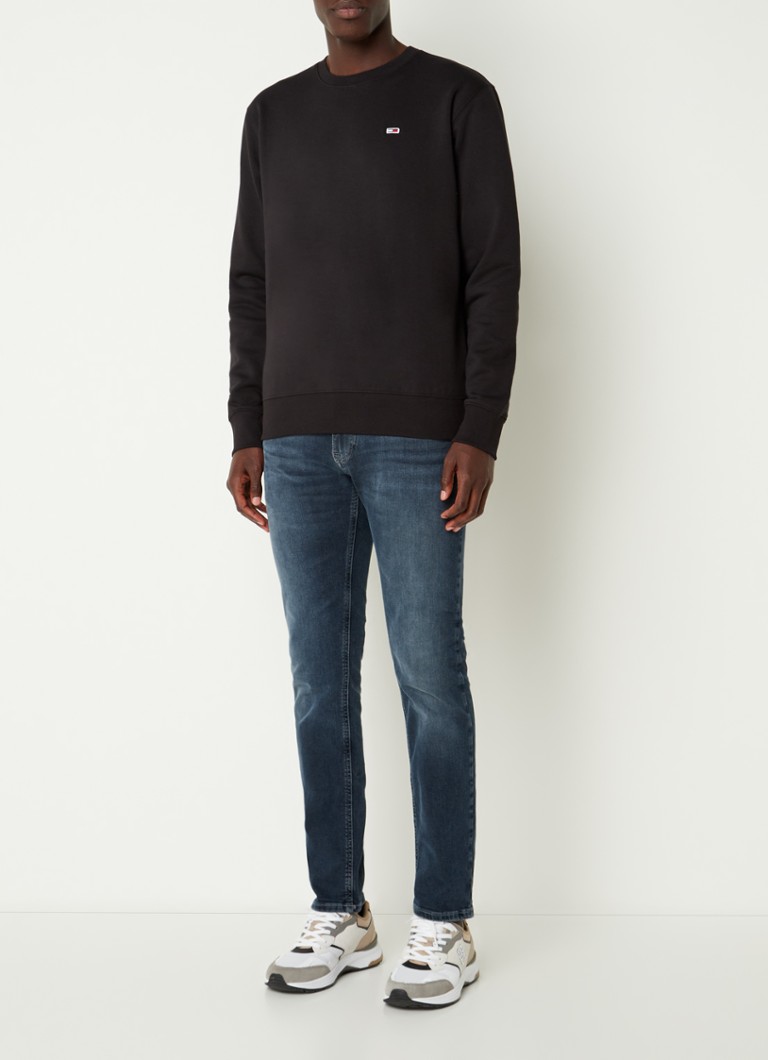 Tommy Hilfiger crew neck sweater with logo embroidery