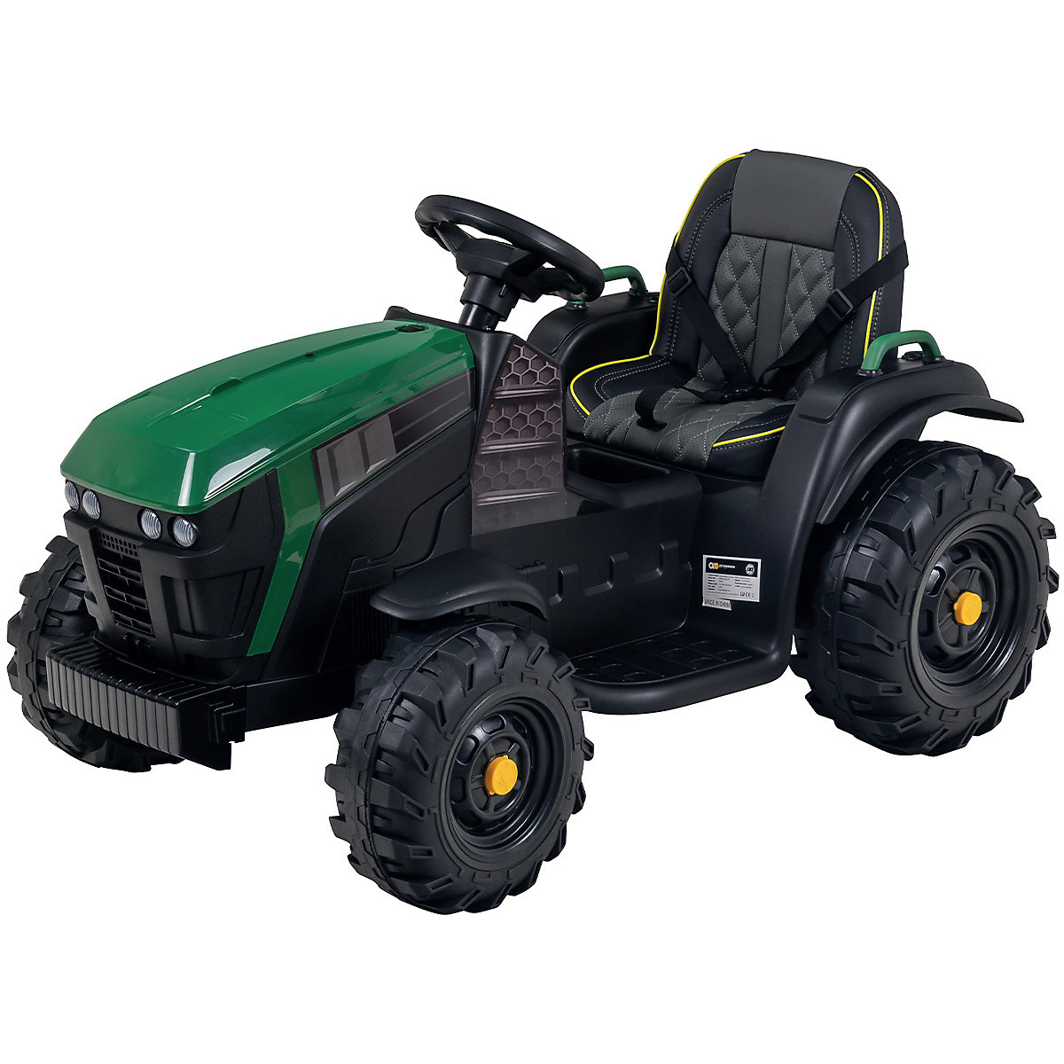 Kinder Elektroauto Kindertraktor mit Anhänger - TD925 - Staufach - Schaufel
