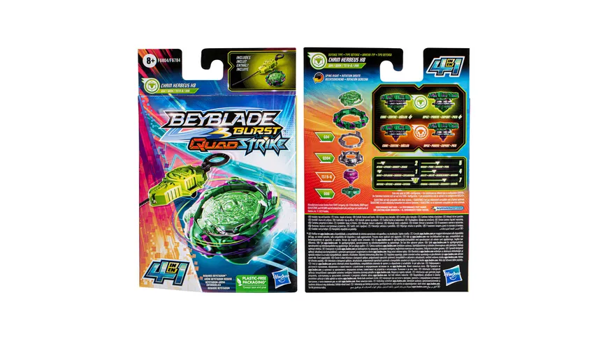 Hasbro - Beyblade Burst QuadStrike Starter Pack, 1 Stück, sortiert