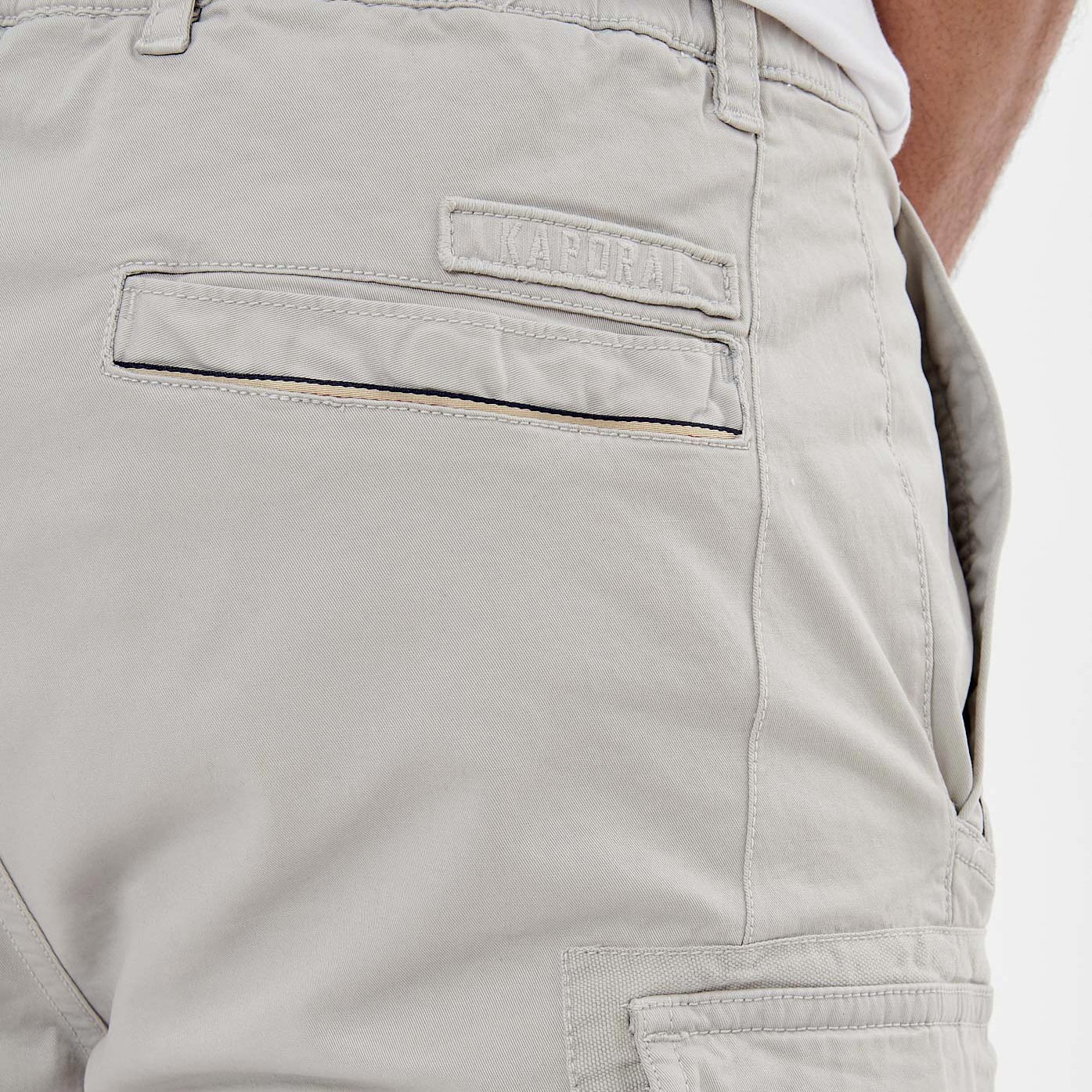 TOSHI  Short gris homme
