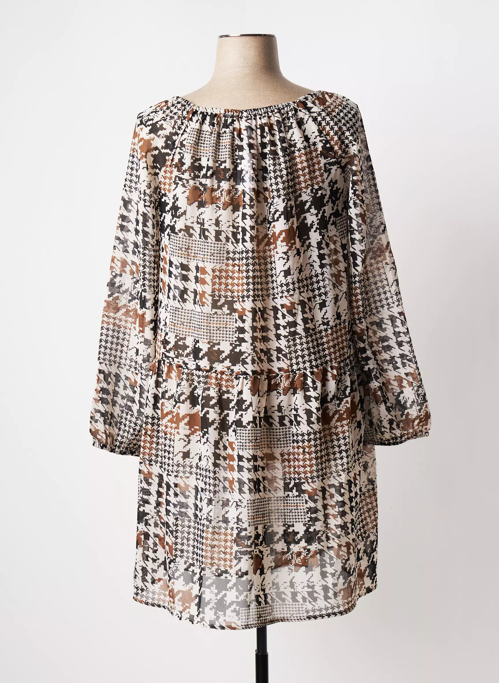 Blancheporte Robes Mi Longues Femme couleur beige