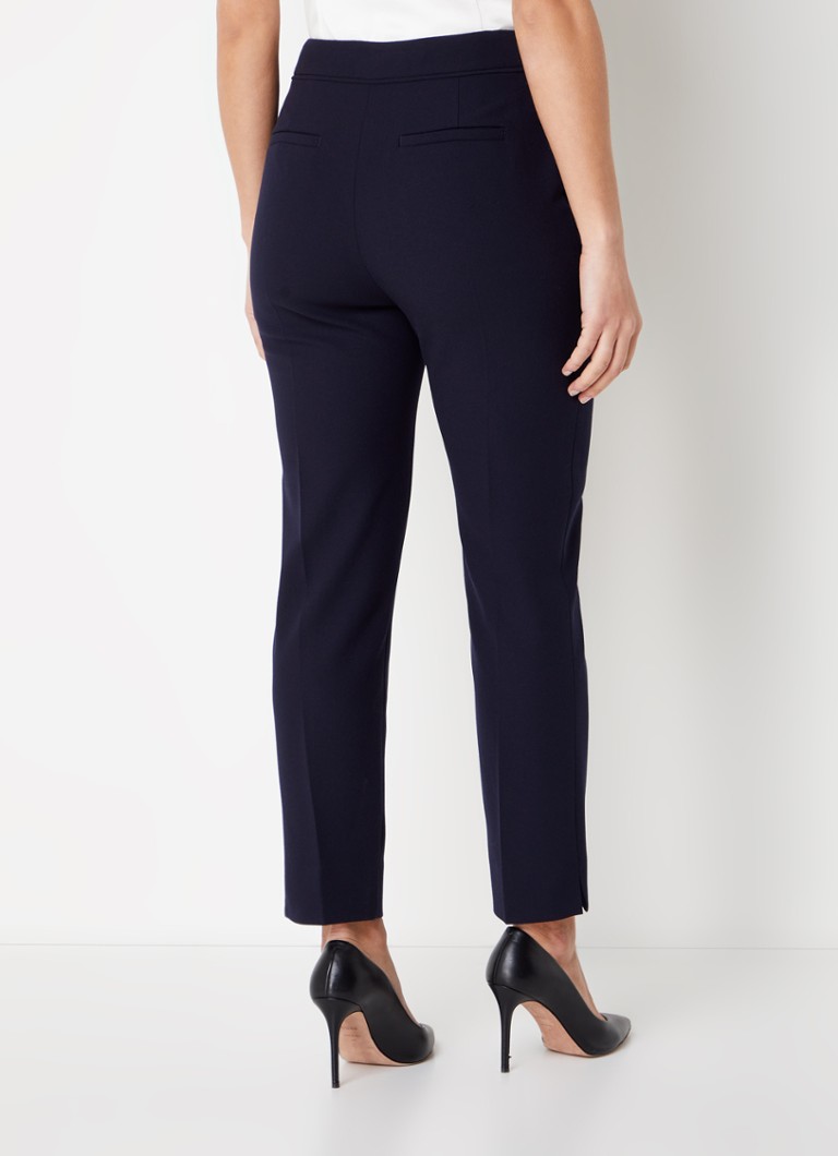 Pantaloni slim fit cu talie înaltă și buzunare aplicate, de la LKBennett Wiley.