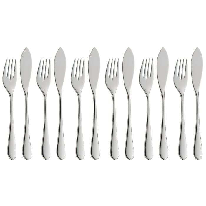 Merit Fischbesteck-Set, 12-teilig, Cromargan protect®