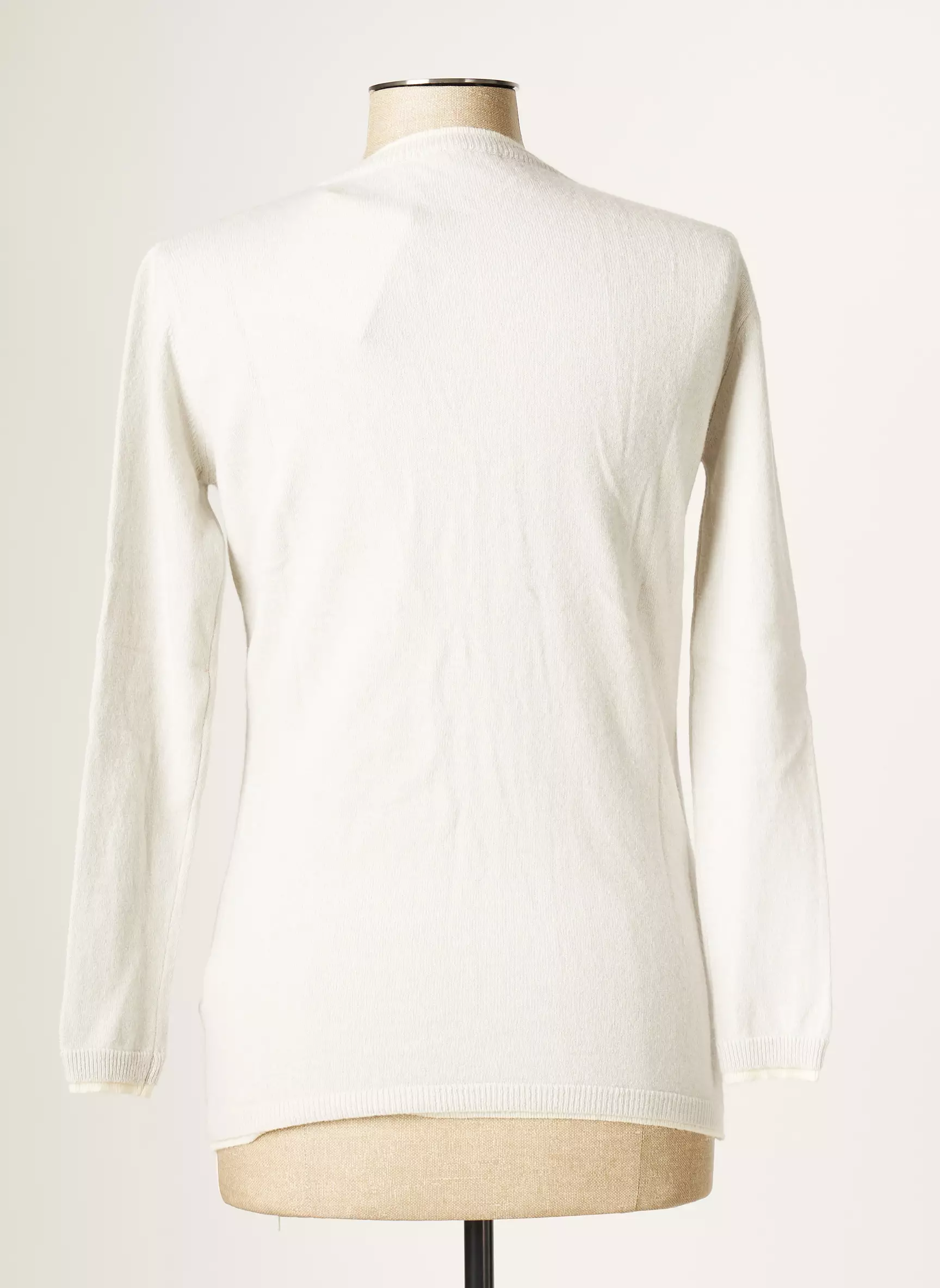 Blanc Boheme Cardigans Femme couleur gris