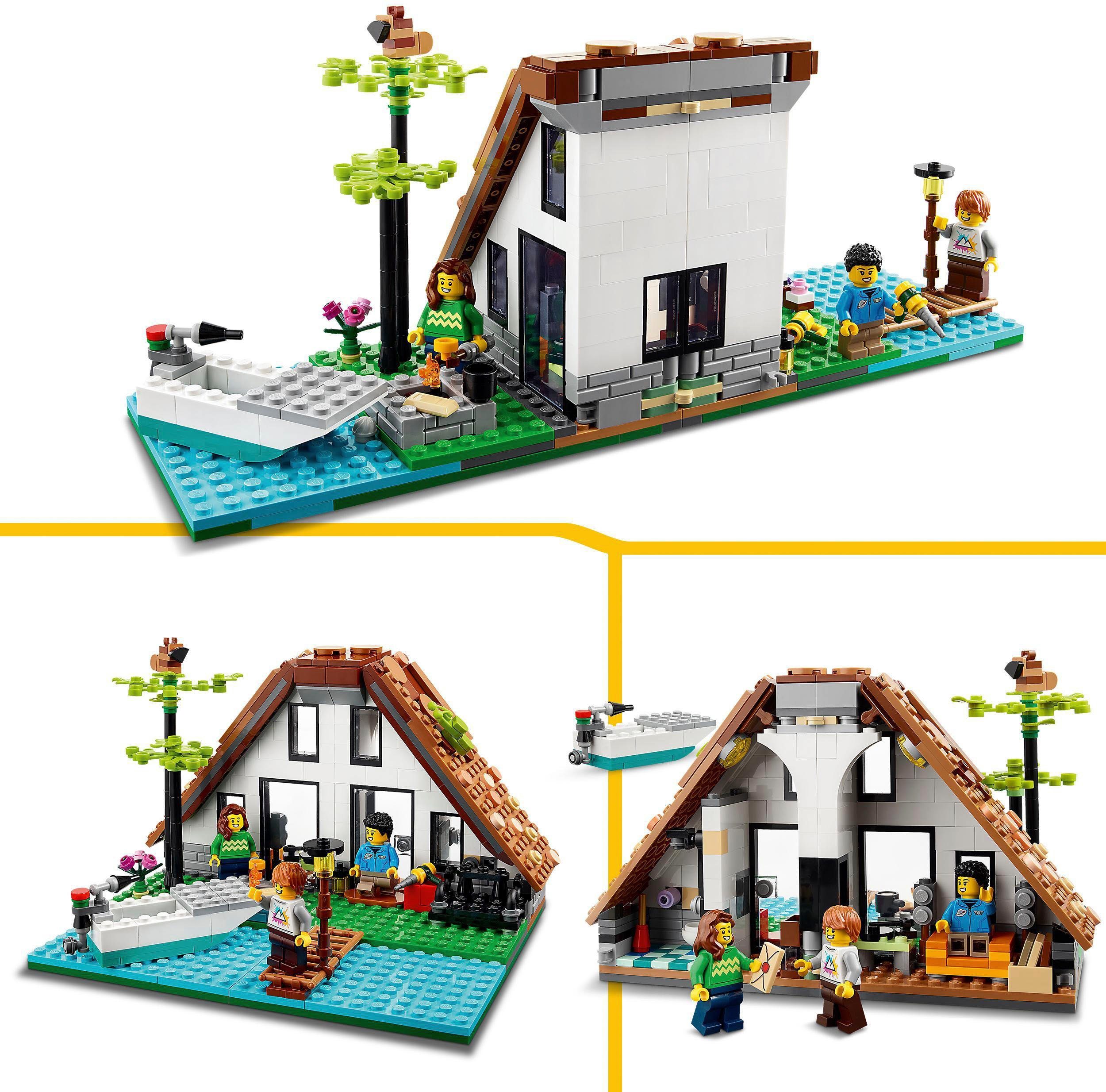 LEGO® Konstruktionsspielsteine Gemütliches Haus (31139), LEGO® Creator 3in1, (808 St)