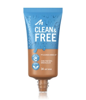 Manhattan Clean & Free Flüssige Foundation-30 ml