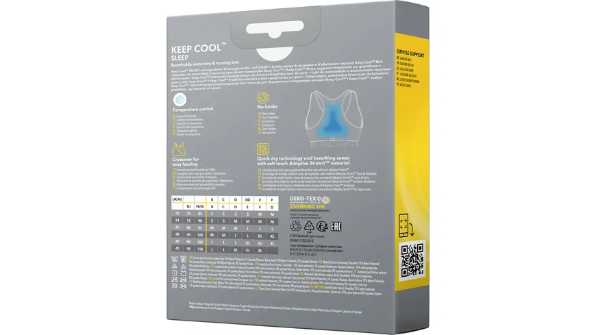 Medela Keep Cool™ Schlaf-Bustier weiß, M weiß