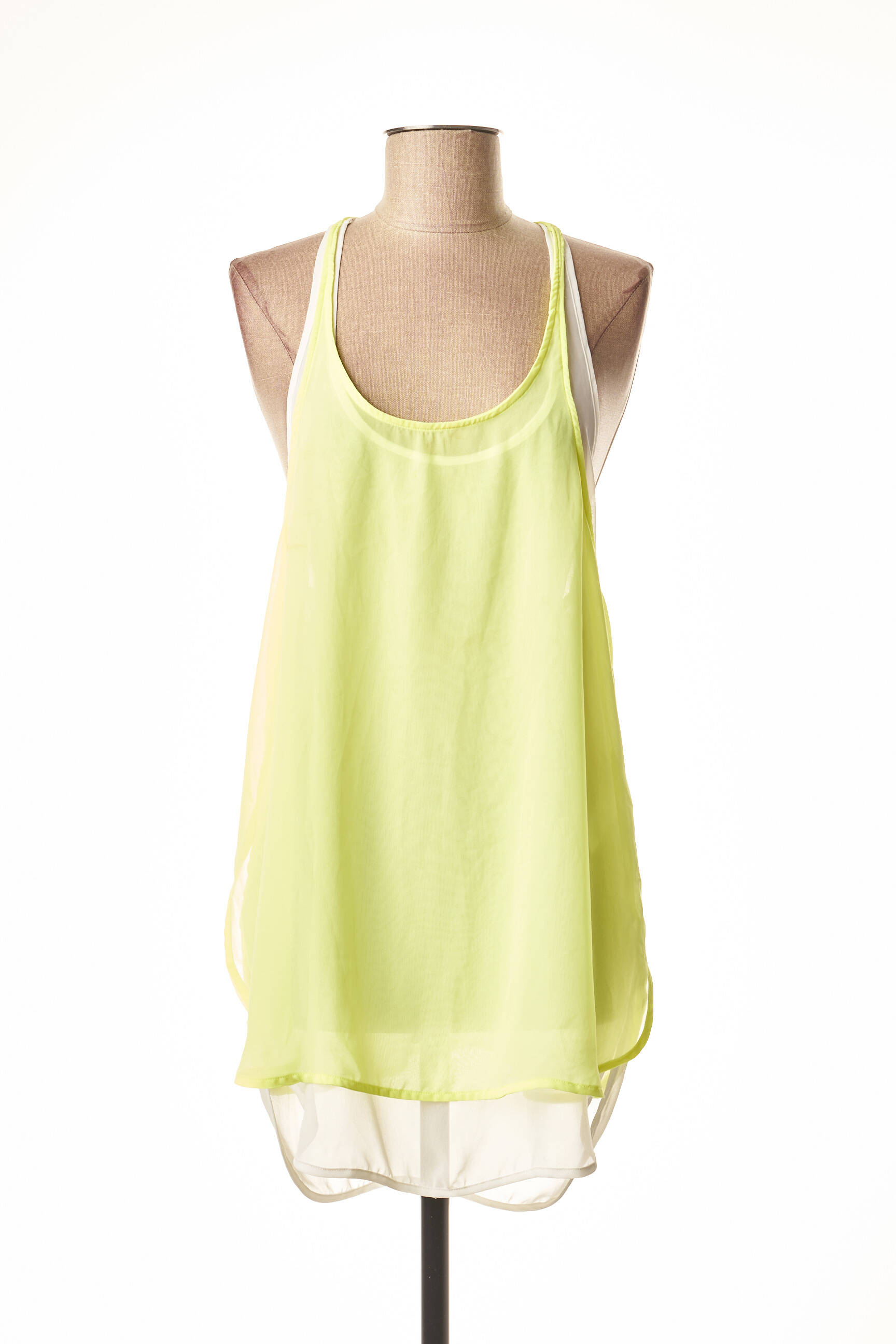 Freesoul Tuniquesansmanche Femme couleur jaune