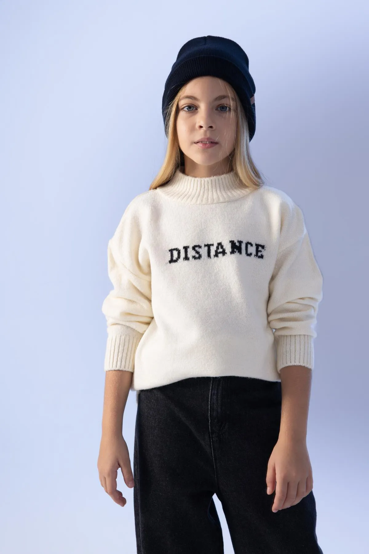 DeFacto  Bedruckter Mädchenpullover mit Rundhalsausschnitt A6011a823au