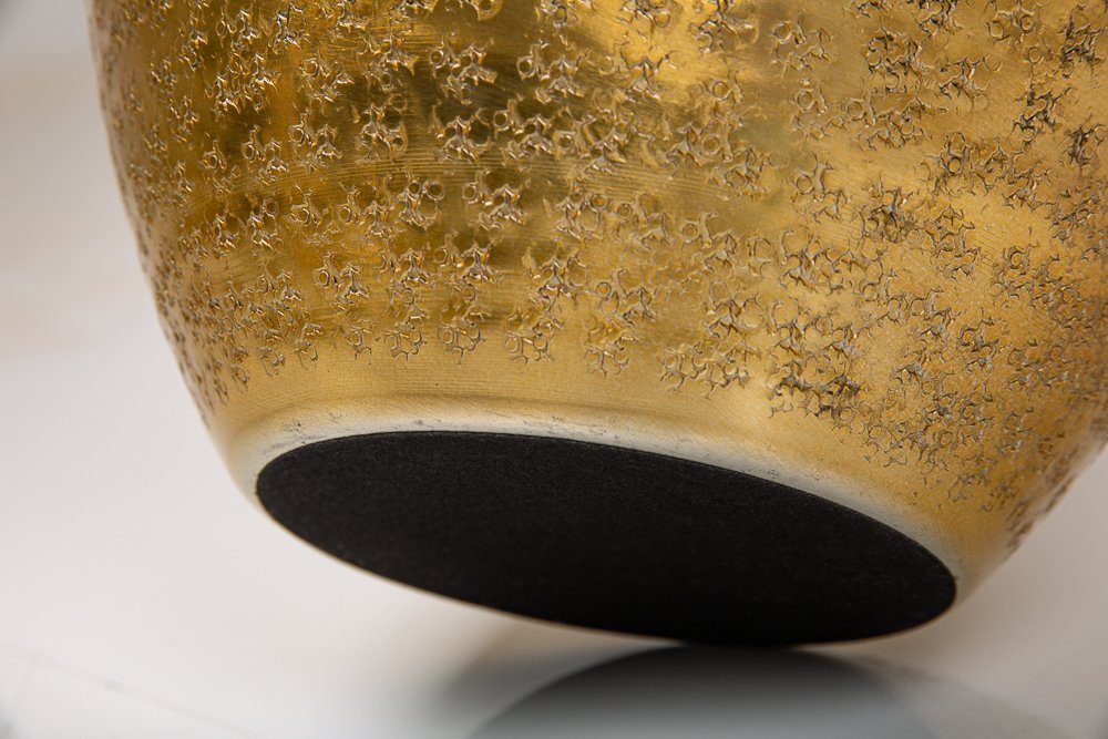 riess-ambiente Dekovase ORIENTAL 33cm gold (Set, 2 St), Wohnzimmer · Vase · Metall · Handarbeit · Dekoration