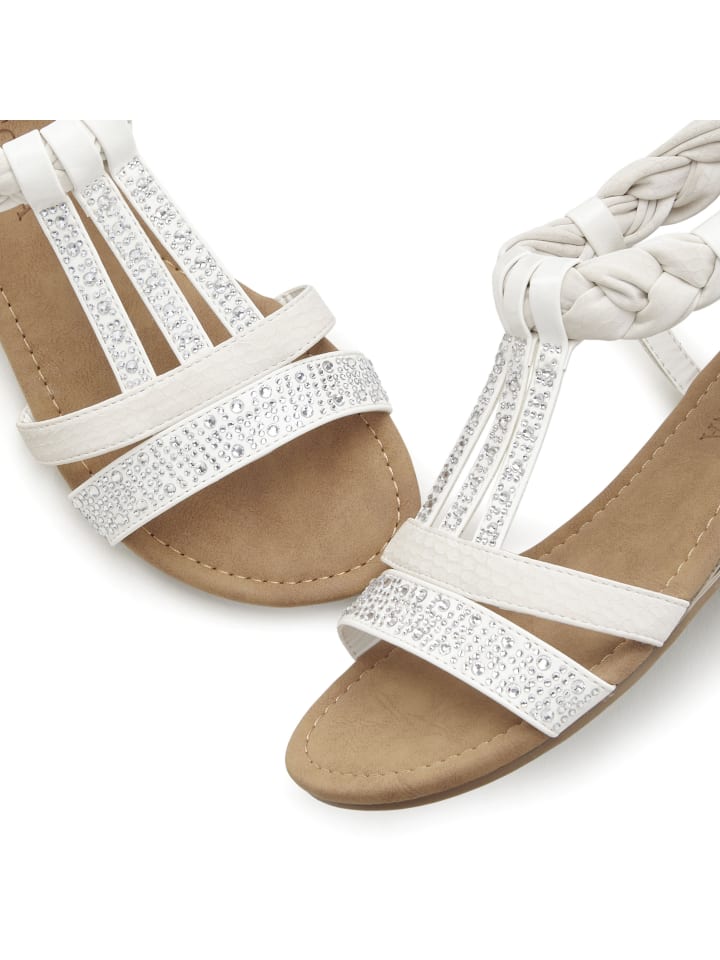 LASCANA Sandale in offwhite günstig kaufen