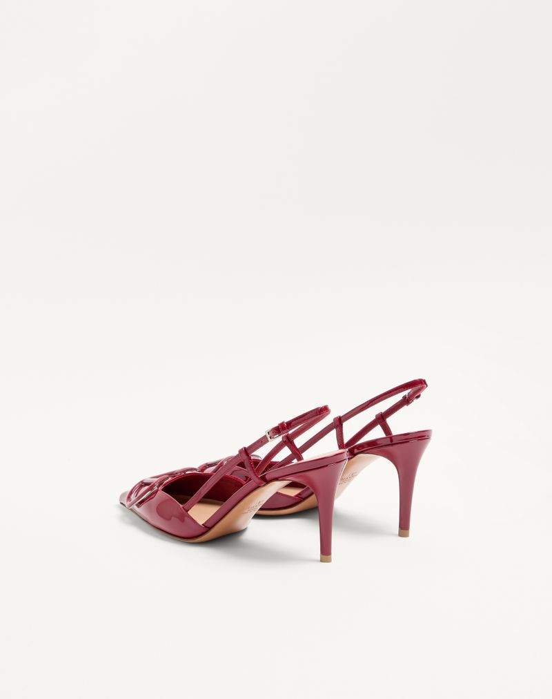 VLogo Signature Patent Slingback Pump 80mm