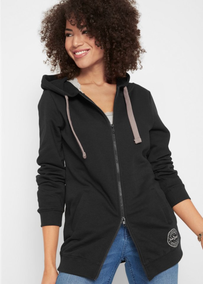 Long-Sweatjacke
