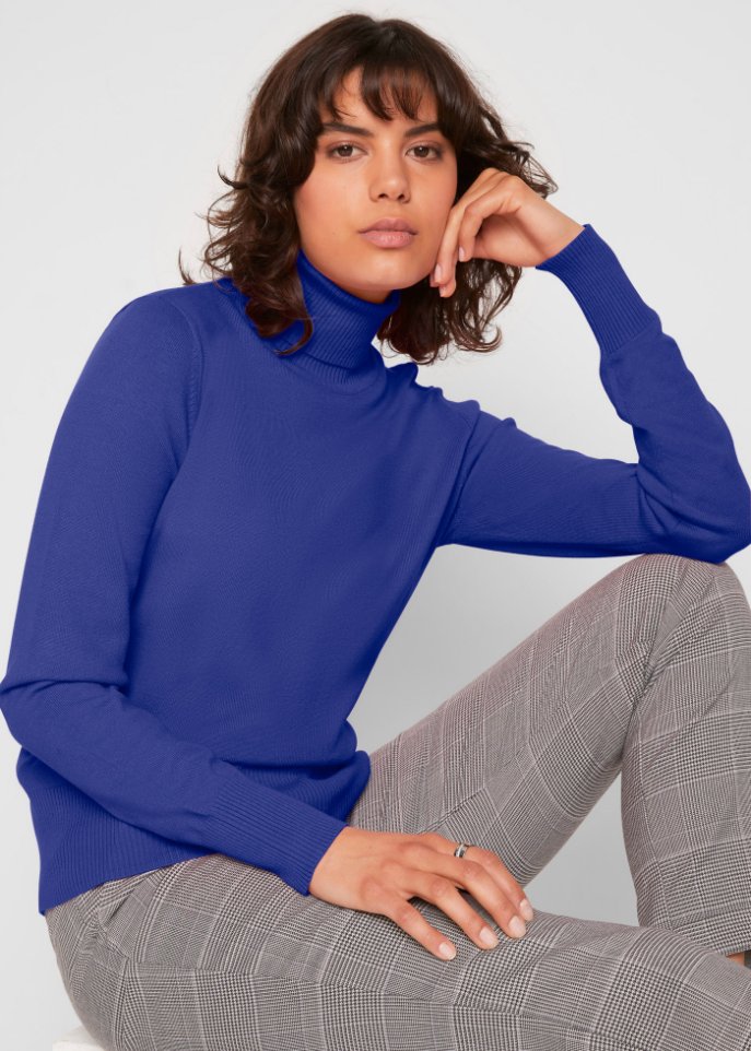 Basic Rollkragenpullover