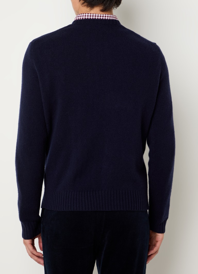Πουλόβερ Ralph Lauren από λεπτό πλεκτό κασμίρ με πλεκτό σχέδιο