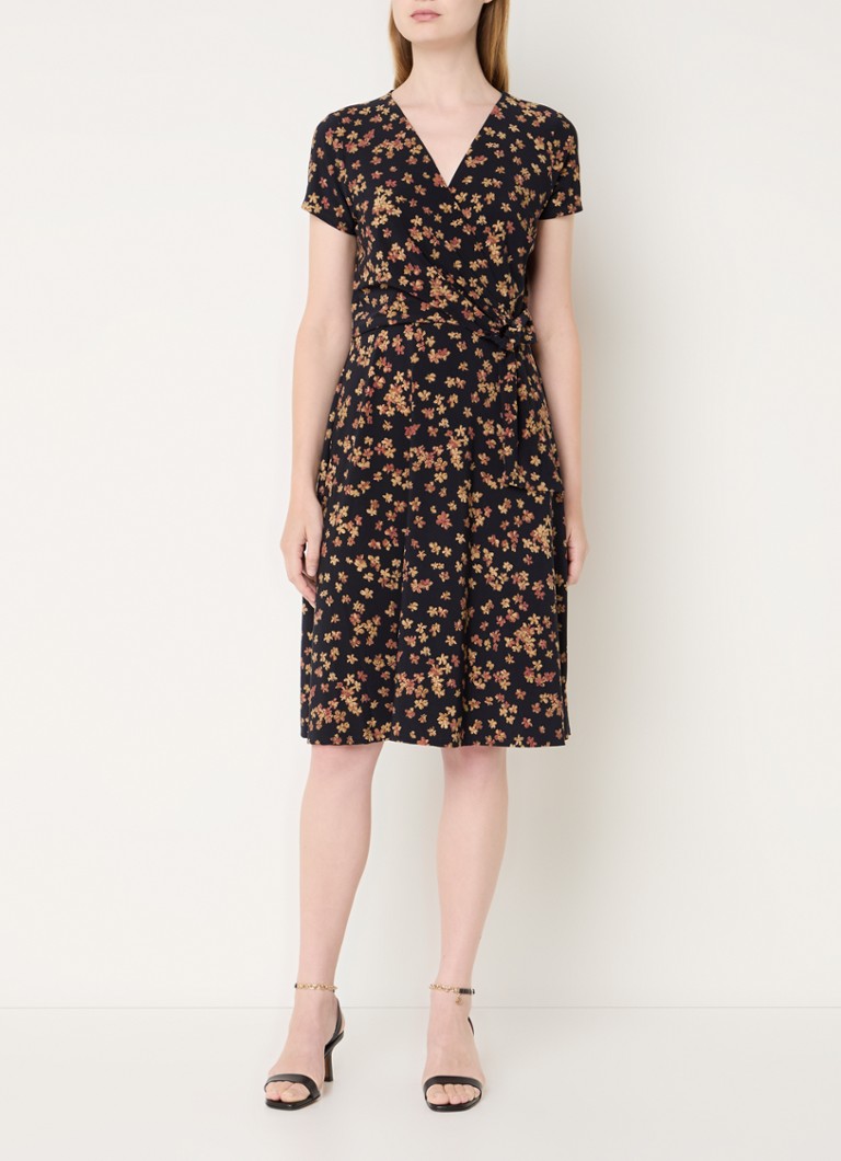 Rochie mini cu imprimeu floral și decolteu în V Ralph Lauren
