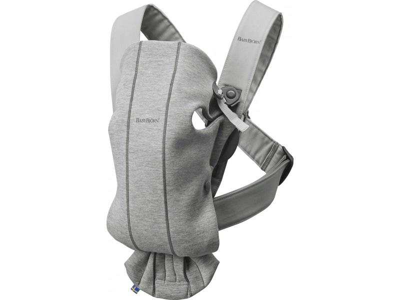 Porte-bébé Mini Gris clair en Jersey 3D