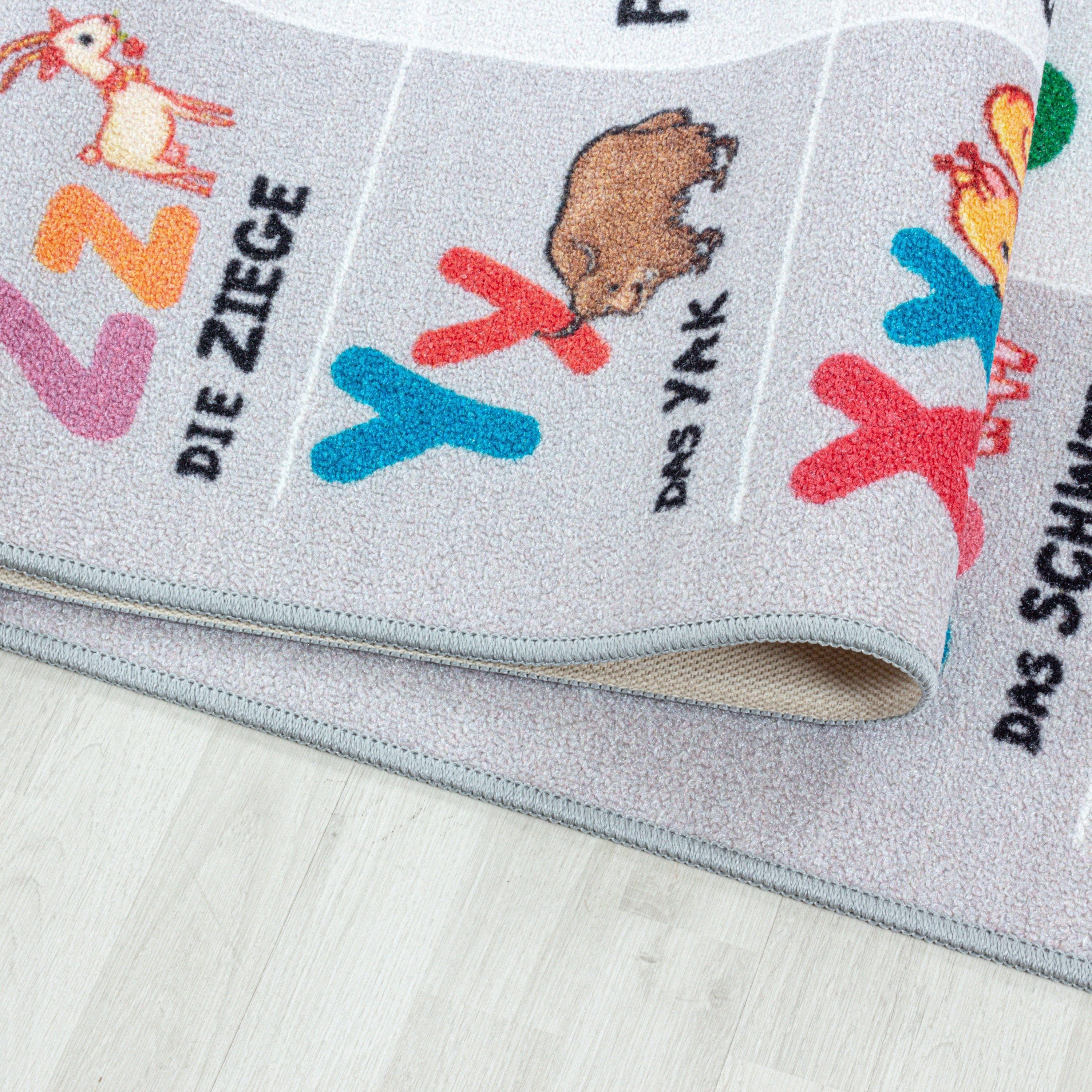Kinderteppich RAINBOW - 5808, HomebyHome, Rechteckig, Höhe: 8 mm, Kurzflor