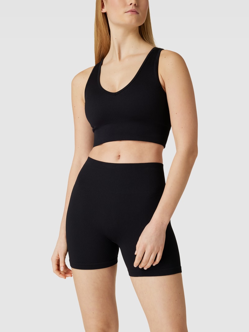 Bustier mit elastischem Bund Modell 'CHILL OUT SEAMLESS V' in schwarz