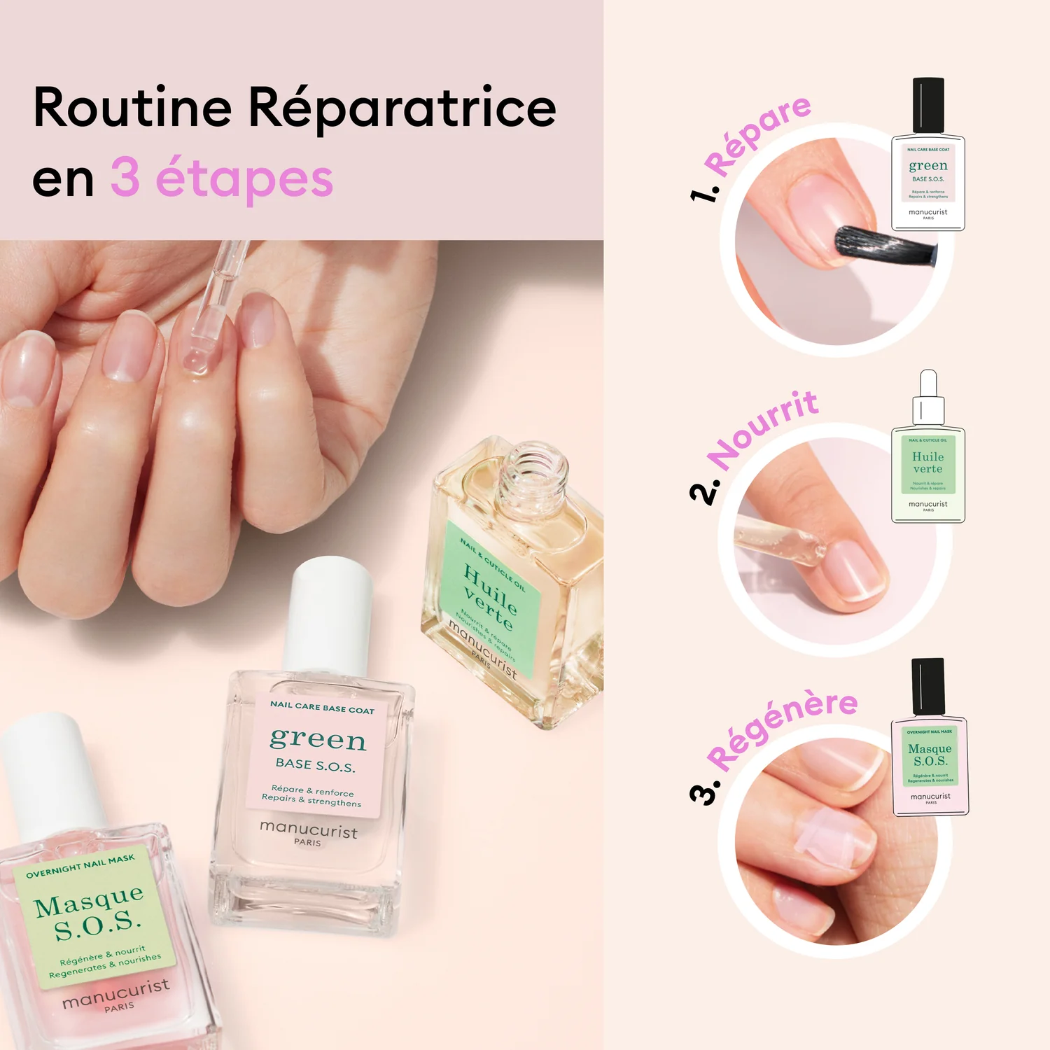 Neglepleje - 15ml Starter Routine - Beskadigede negle