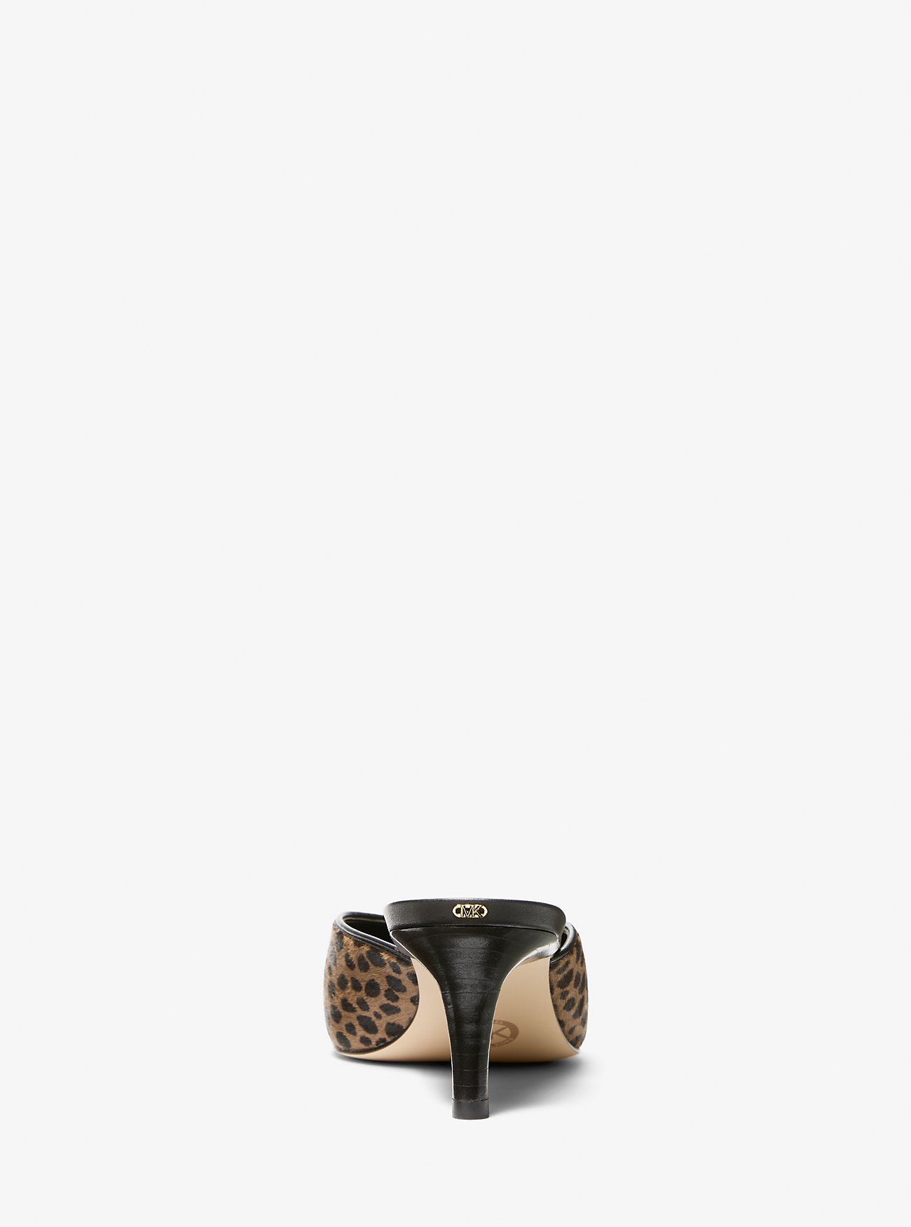 Mule Kasia Cheetah Print in pelle di vitello - HUSK MULTI