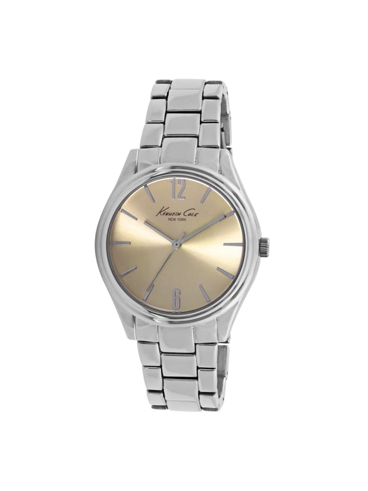 Kenneth Cole Quarzuhr 10021763 in Silber günstig kaufen onesize